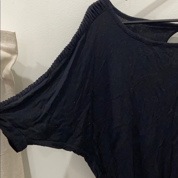 Black 3/4 sleeve blouse - Picture 2 of 3